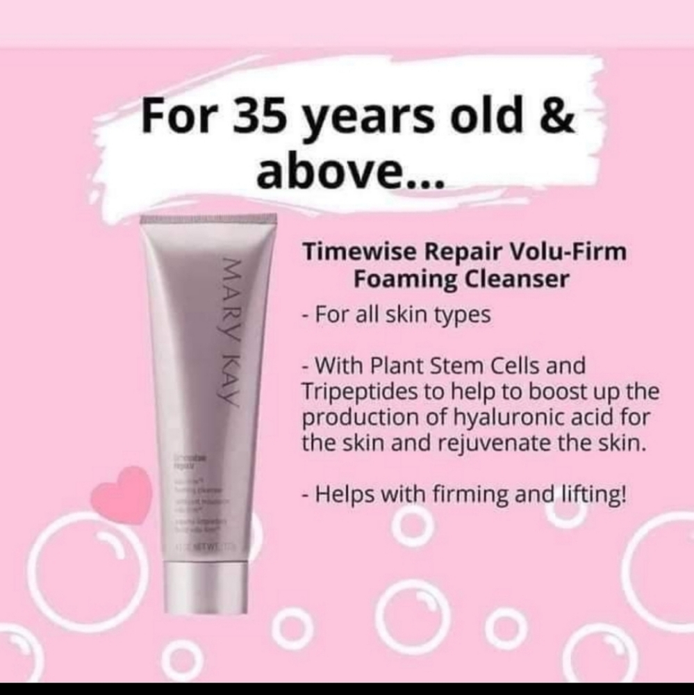 Mary kay timewise repair cleanser.